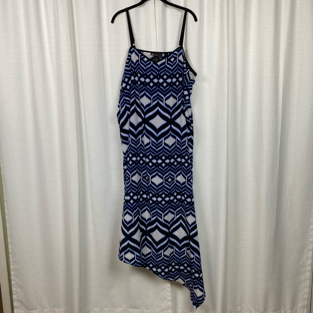 Lane Bryant Blue&White Pattern Slip Dress Sz.18/20